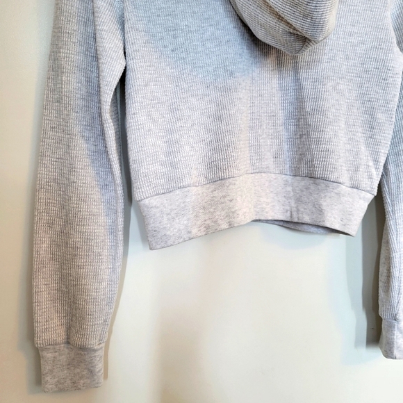 Aritzia Tna Waffle Zip Knit Hoodie - Picture 13 of 14